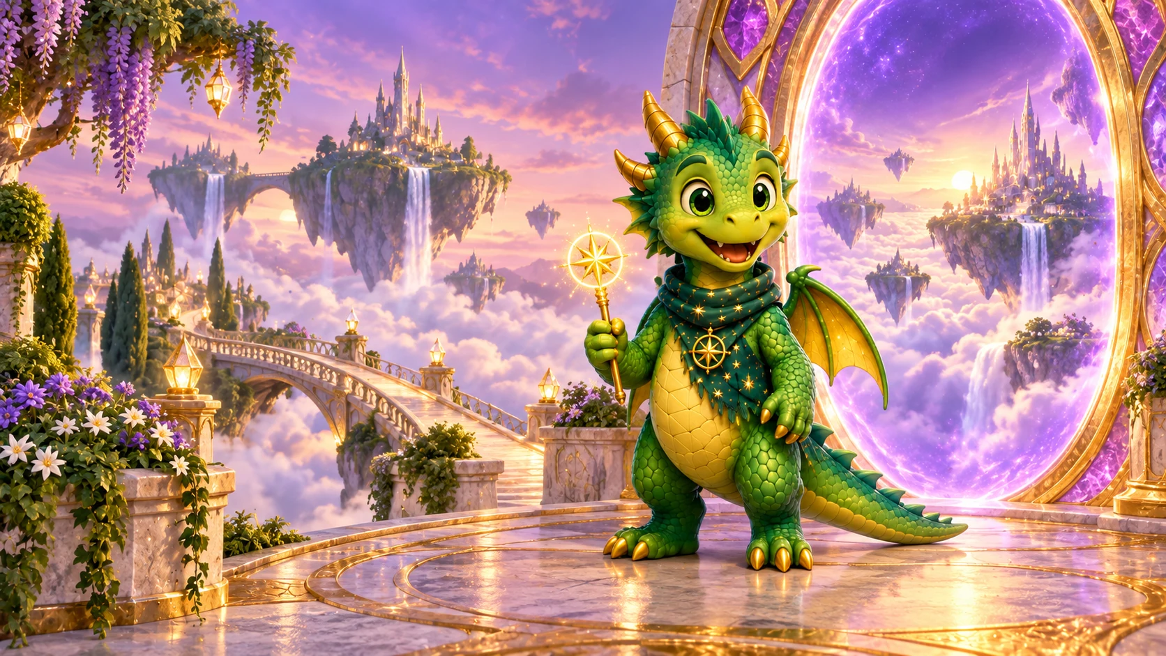 Dazlo Dragon in Mythical World